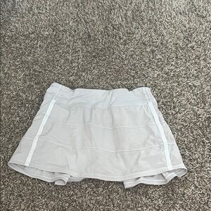 Lululemon Pace Rival White Skirt